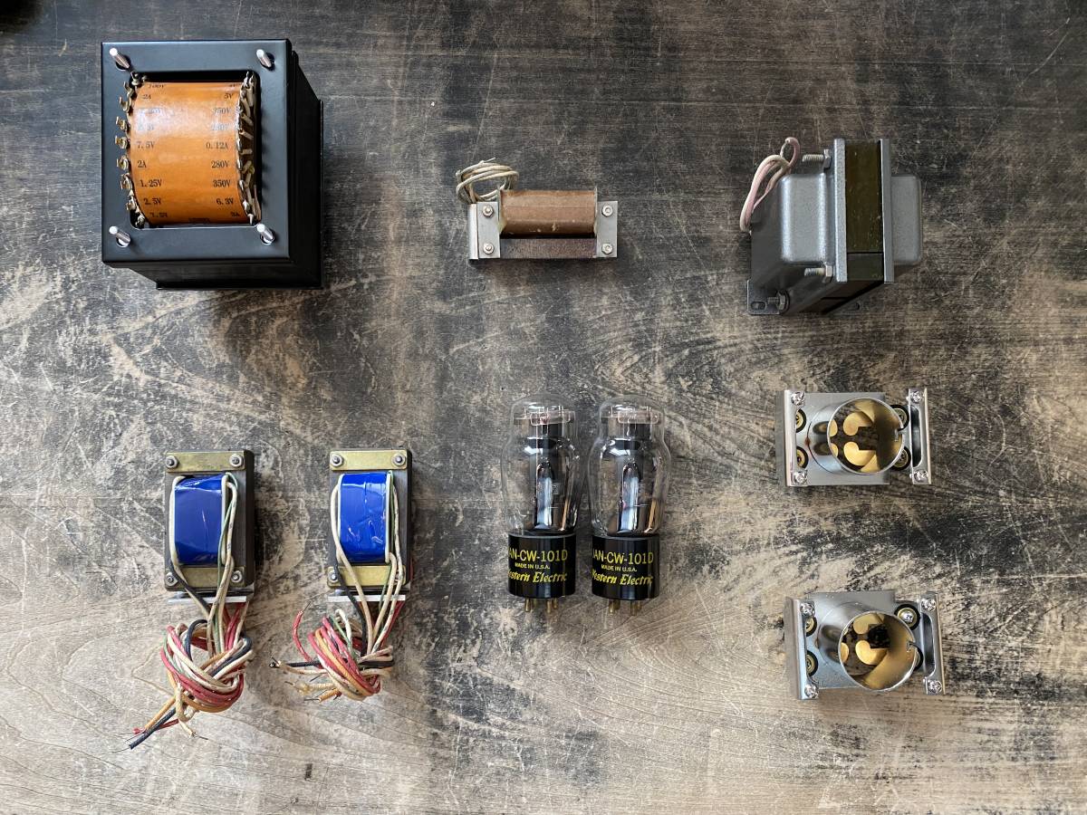 P&C Electronics トランス WE 101D シングルアンプ 真空管 ソケット Western Electric エレクトロニクス 174