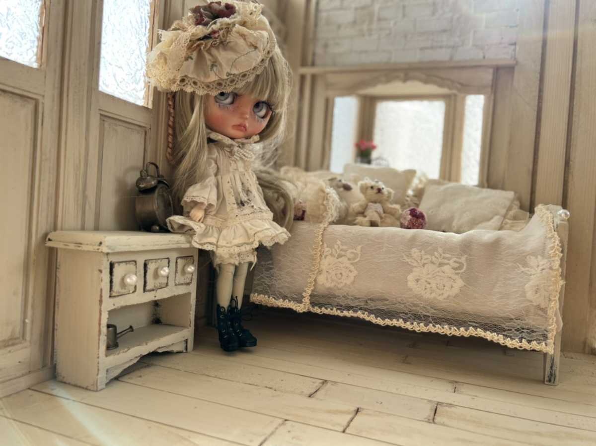 ゜。*kaiju*。゜ バレリーナの部屋 doll house 家具 1/6 組み立て 組立式 ドールハウス ブライス momoko imda3.0 ミニチュア