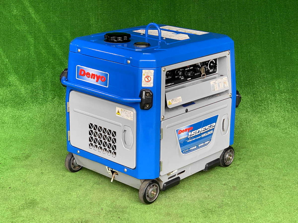 Denyo GAW-150ES2 エンジン溶接機インバーター発電機 エンジンウェルダー759.6時間