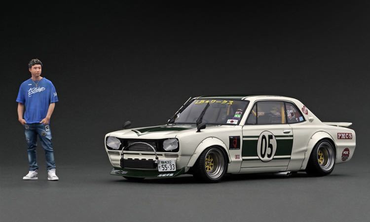 WEB限定 イグニッションモデル 1/18 Hakosuka LB-WORKS Charasuka Green ハコスカ チャラスカ リバティウォーク スカイライン GC10 IG2647