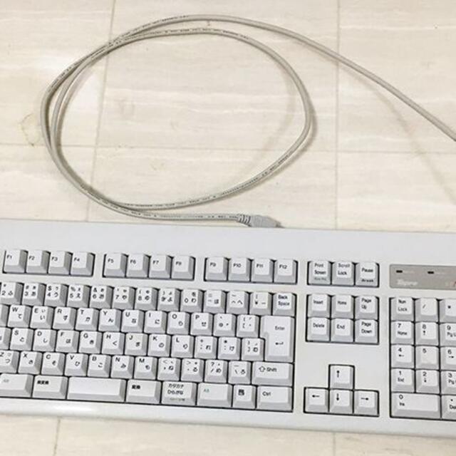 東プレ REALFORCE108US 日本語配列 30g ホワイト SJ38D0