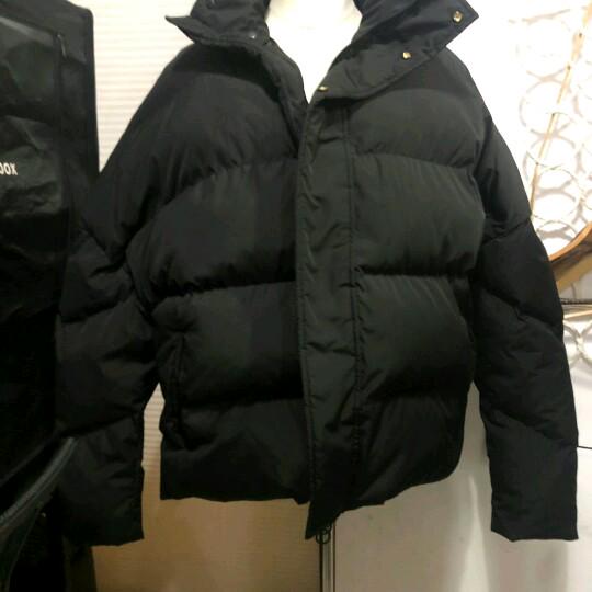 【品】ZARA ダウンジャケット ブラック 独特的なデザイン Ｌサイズ冬