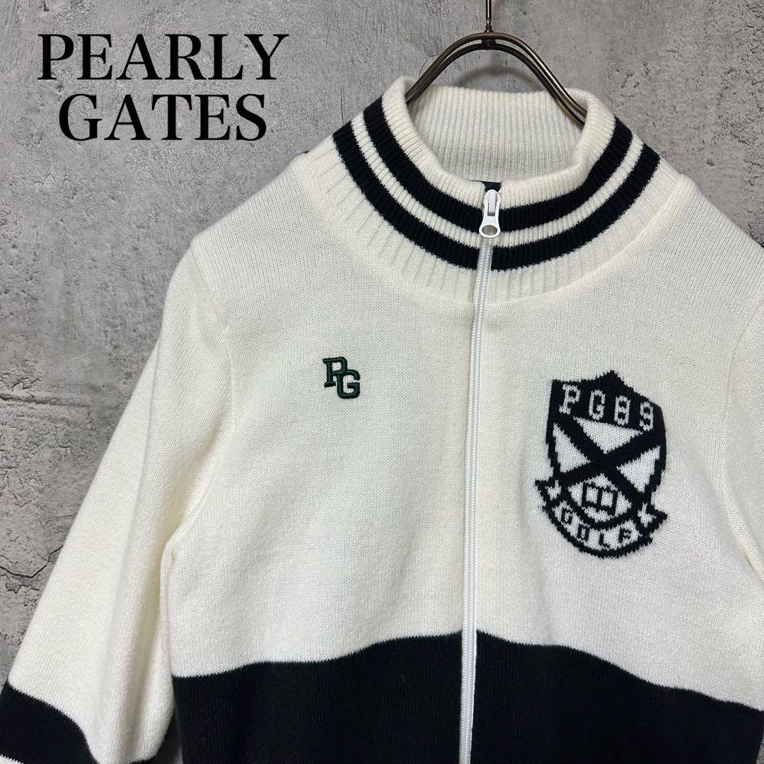 【超人気◎】PEARLY GATES　ニットブルゾン　日本製　美品　完売モデル◎