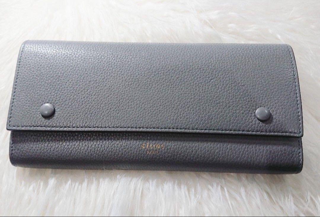 CELINE ラージフラップマルチファンクション 長財布 プレゼント クリスマス