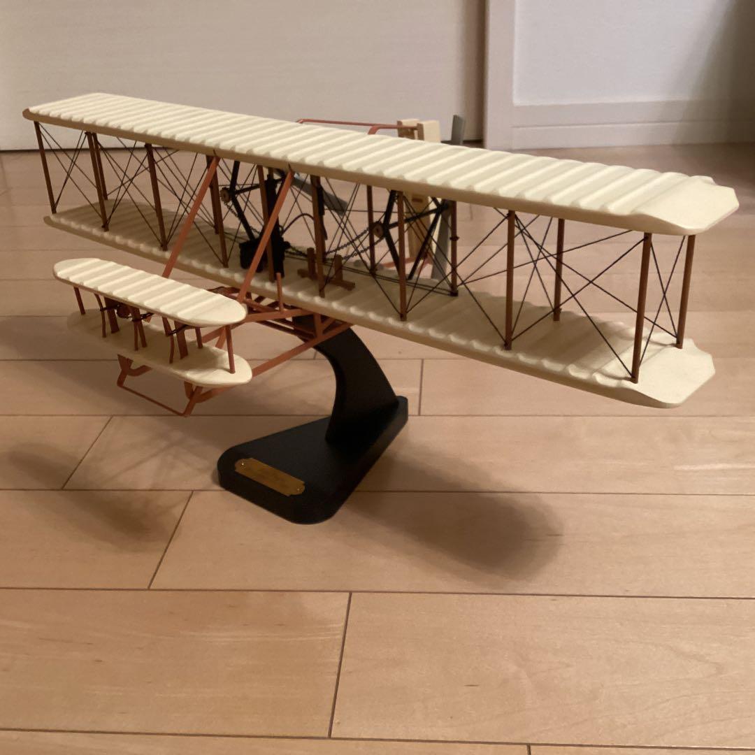 キティホークフライヤー ライト兄弟 1903 飛行機 模型 オブジェ 1/24