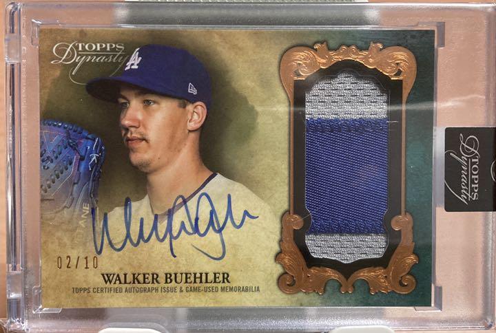 WALKER BUEHLER 2021 TOPPS auto