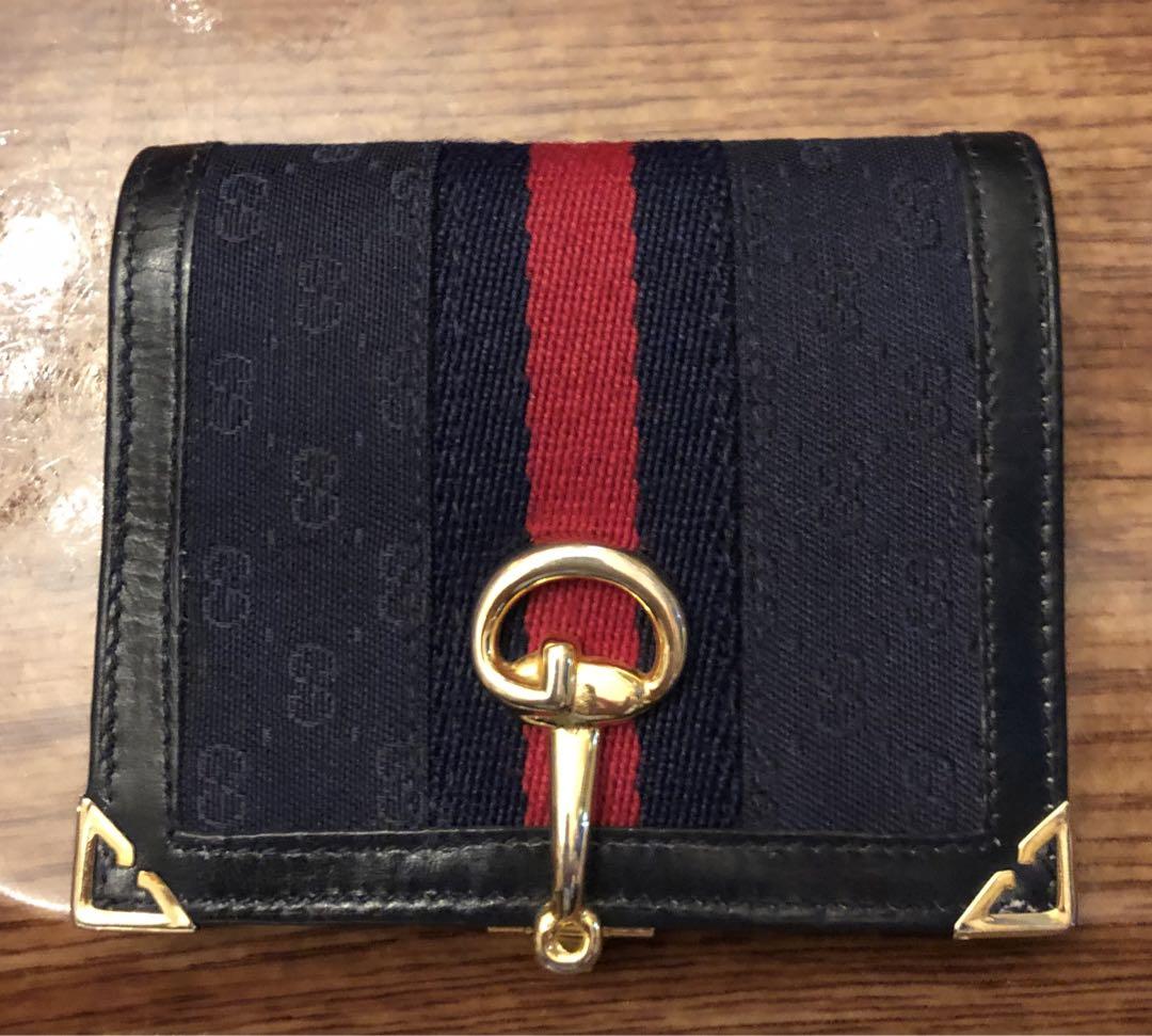 ◆希少品◆オールドグッチ(1970年代) ビット留め具シェリーミニウォレット