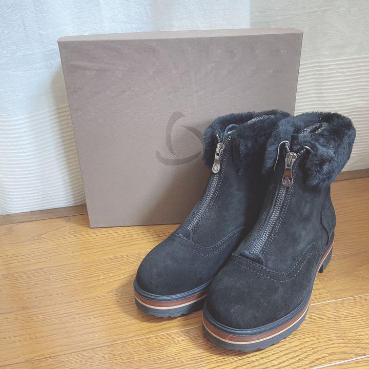 【新品】カンナ KANNA ライニングムートンセンタージップブーツ