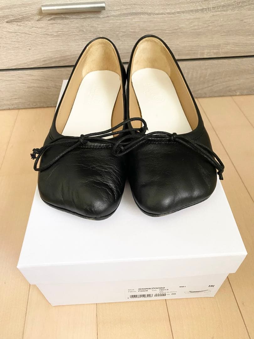 MM6 Maison Margiela フラットシューズ 35 黒