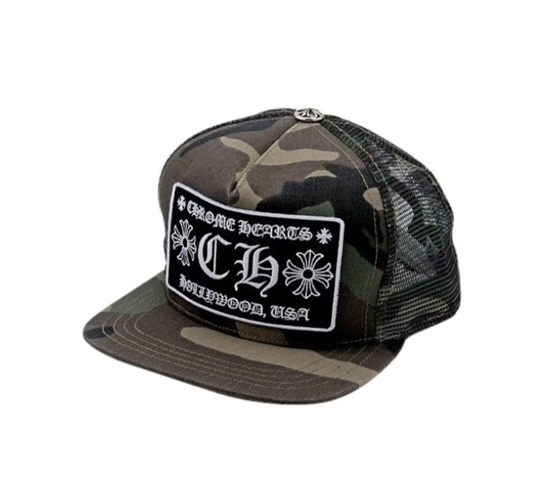 美品　正規品　CHROME HEARTS クロムハーツ　キャップ　迷彩