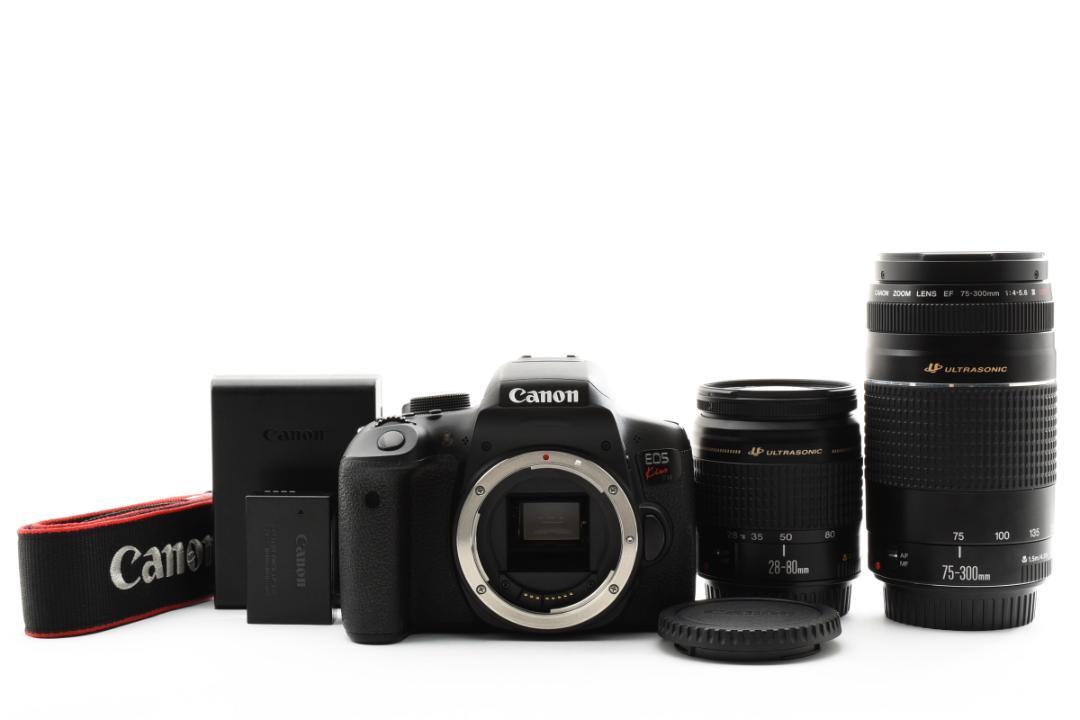 ■ 美品 ■ キャノン Canon EOS Kiss X8i ダブルレンズセット
