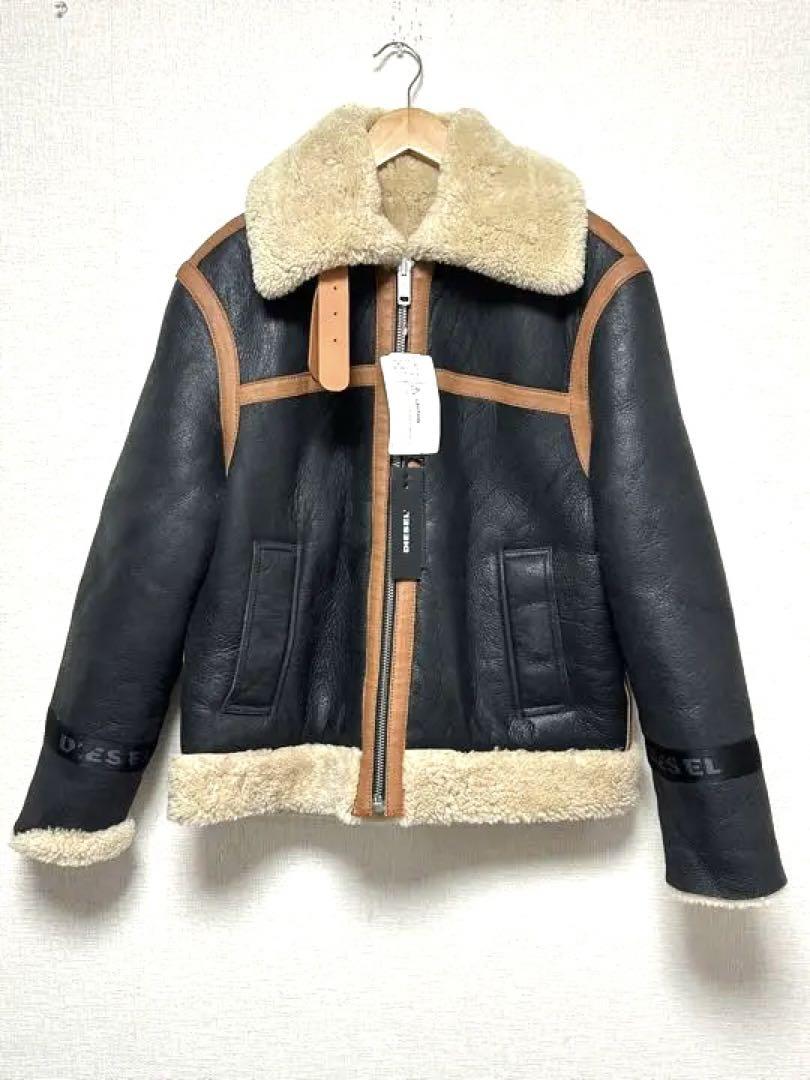DIESEL ディーゼル ムートンジャケット レザージャケット
