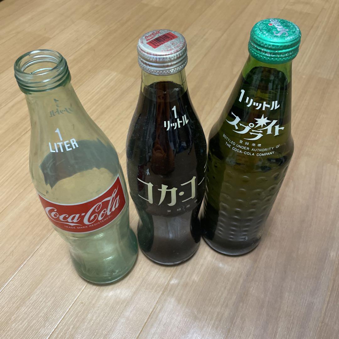 コカ・コーラ　スプライト　1L レトロ瓶　3本セット