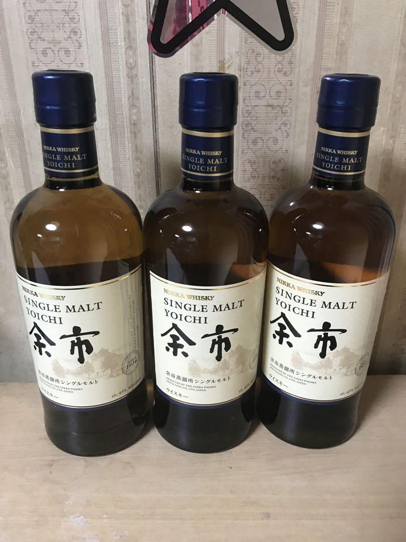 余市 シングルモルトウイスキー 700ml 3本セット