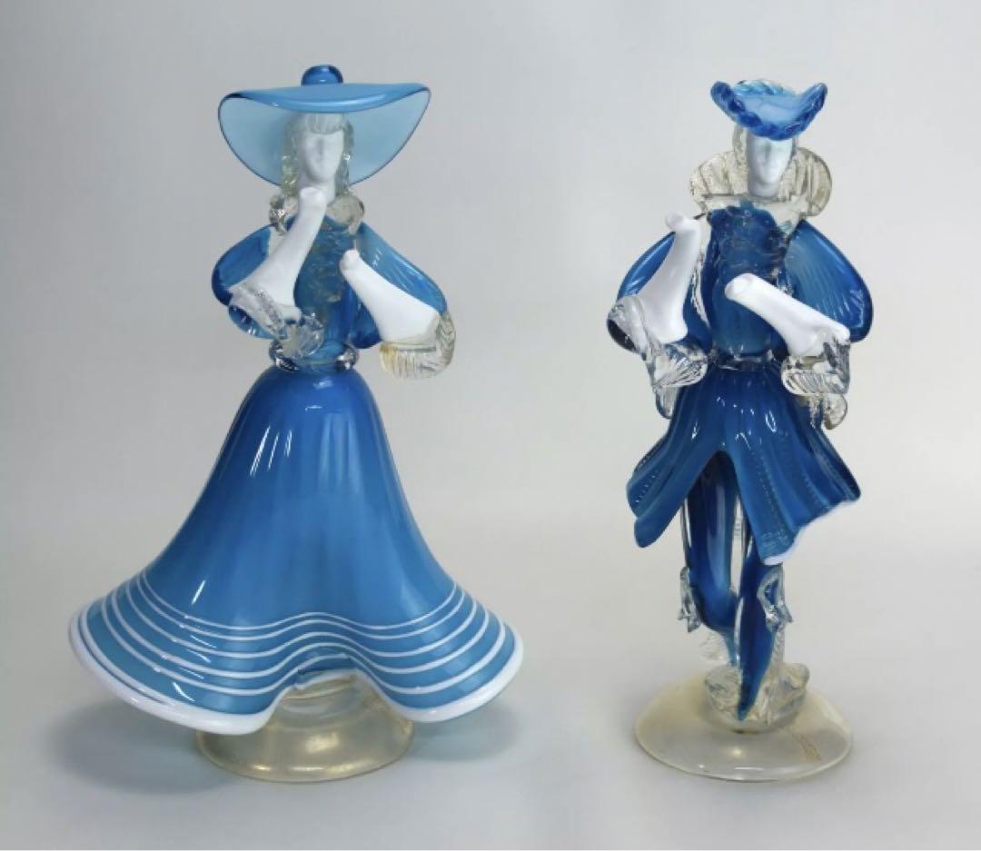 ムラーノ　Murano ガラス　人形　29cm