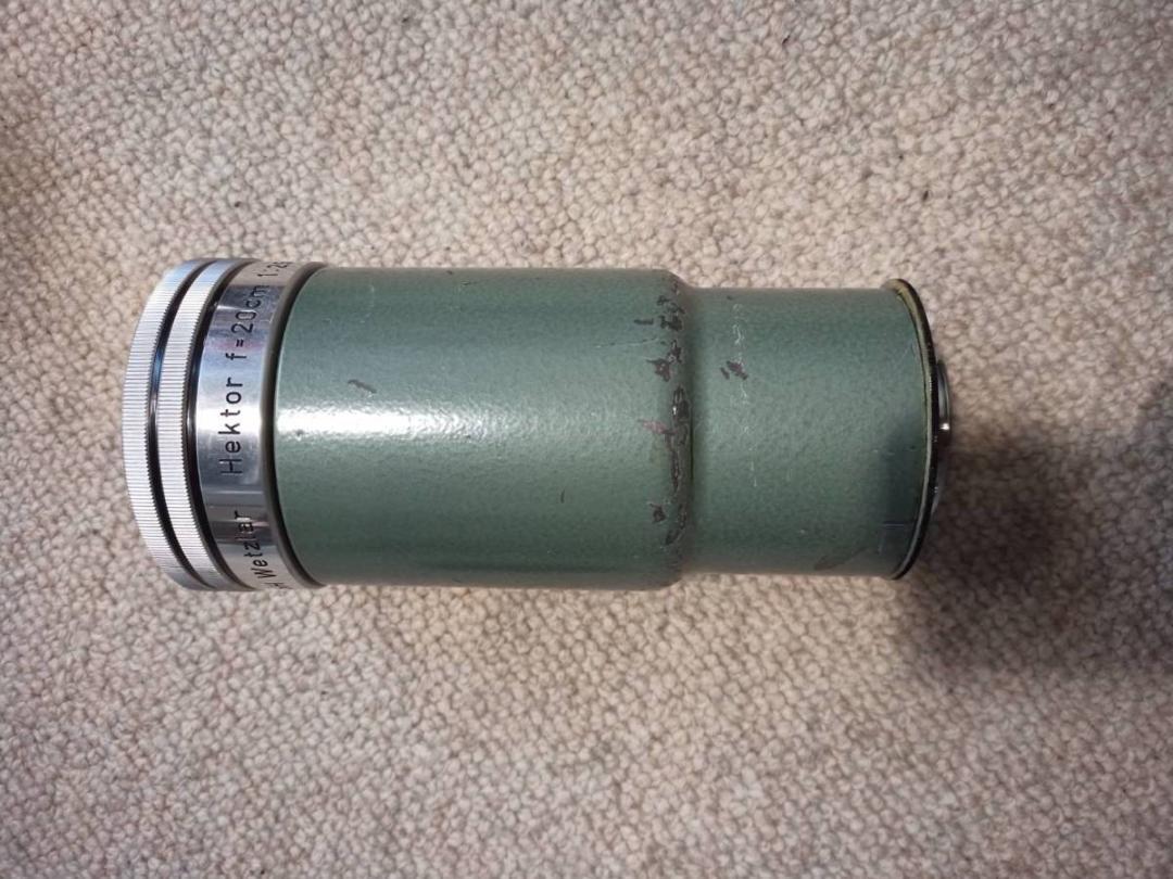 ライカプロジェクター用レンズヘクトール20cmF2.5　EFマウント改造