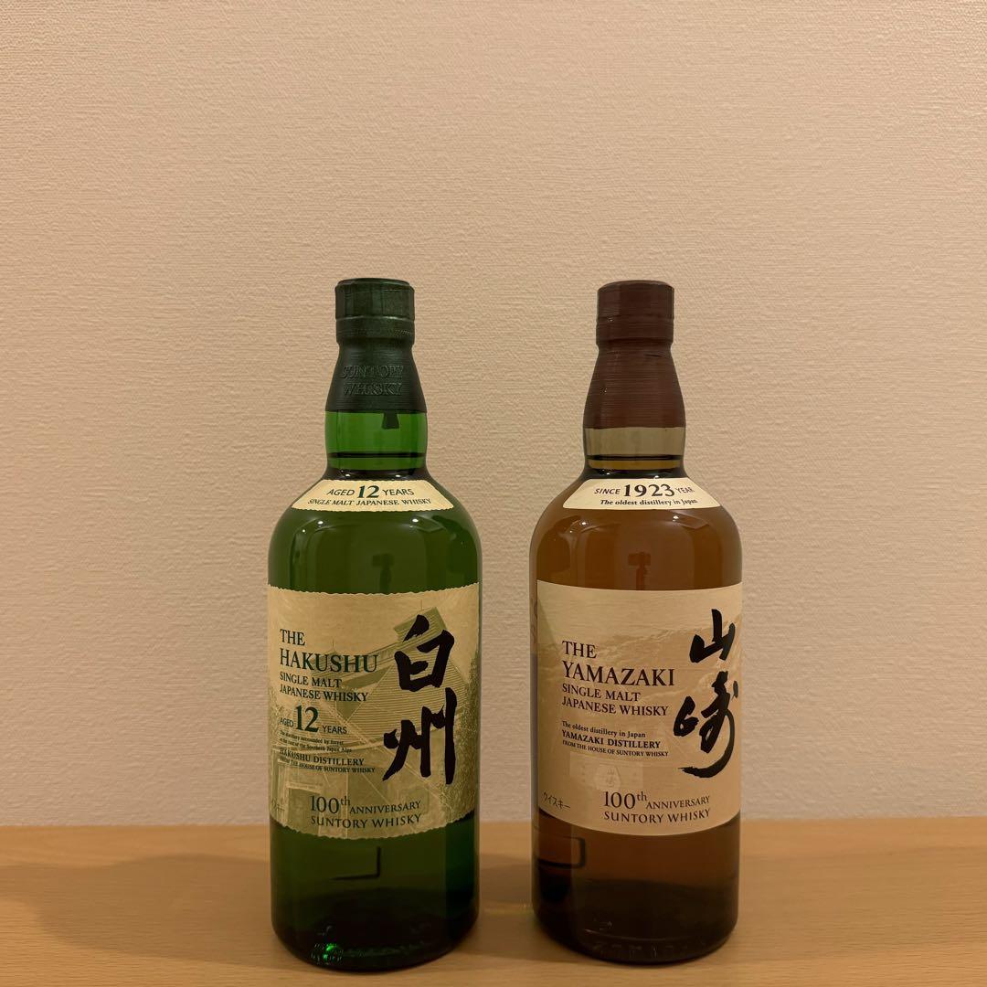 山崎・白州12年 700ml 100周年