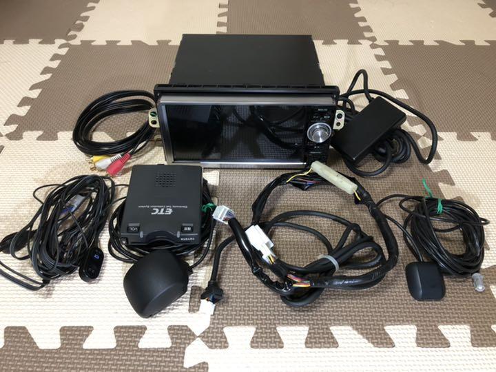トヨタ純正ナビ　NHDP-W56S ETC車載器セット　ジャンク扱い　おまけ付き