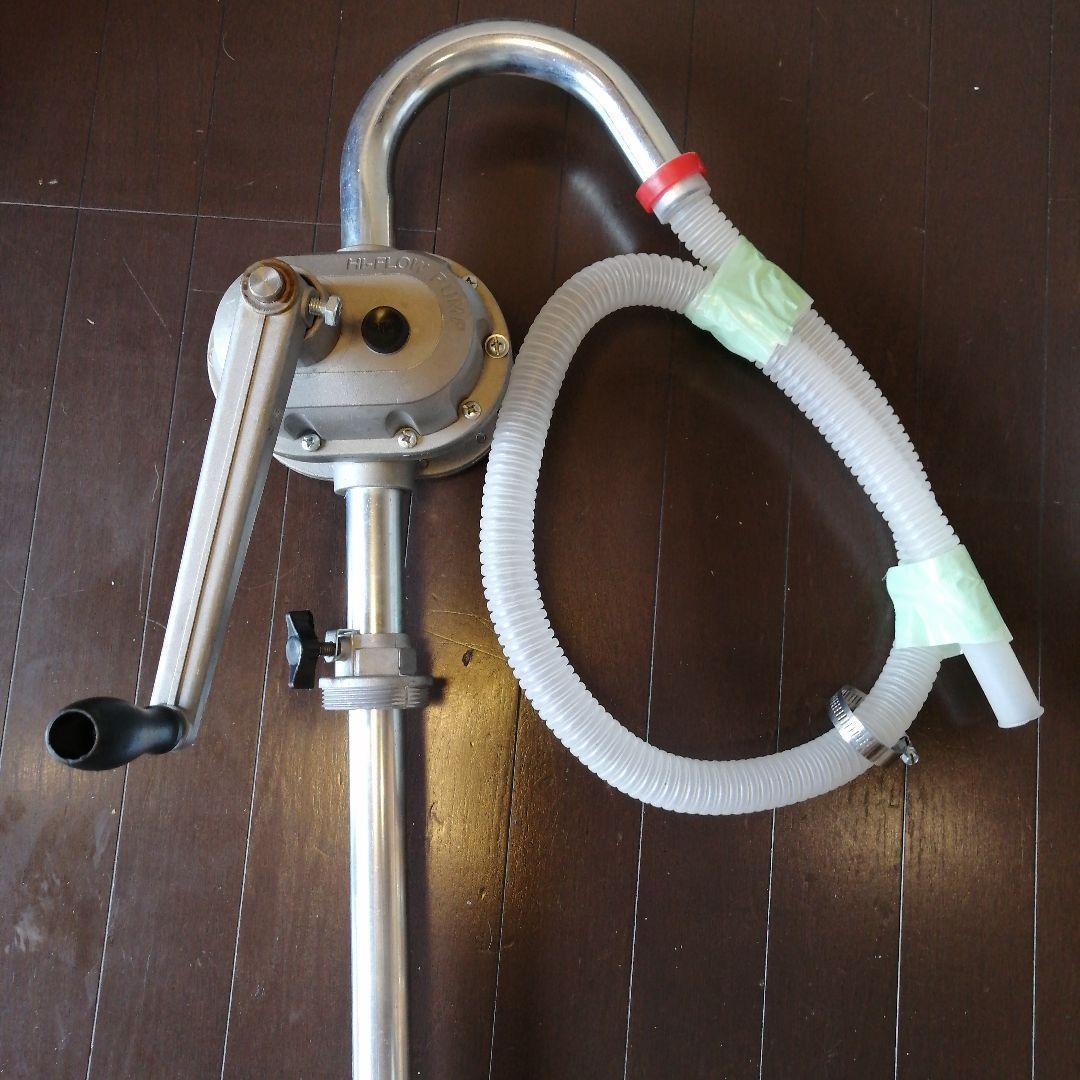 ガレージ・ゼロ ドラム缶用 手回しオイルポンプ ハイリッタータイプ