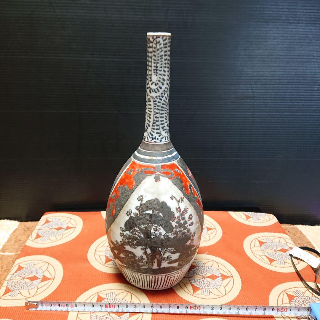 徳利花瓶、赤絵、貴重品