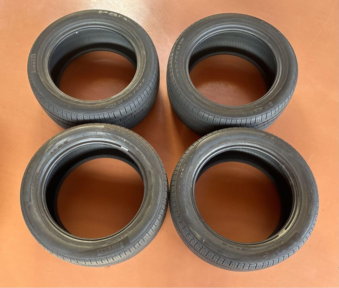 ぽむ様専用225/55R18 2022年製バリ溝4本セット夏タイヤサマータイヤ