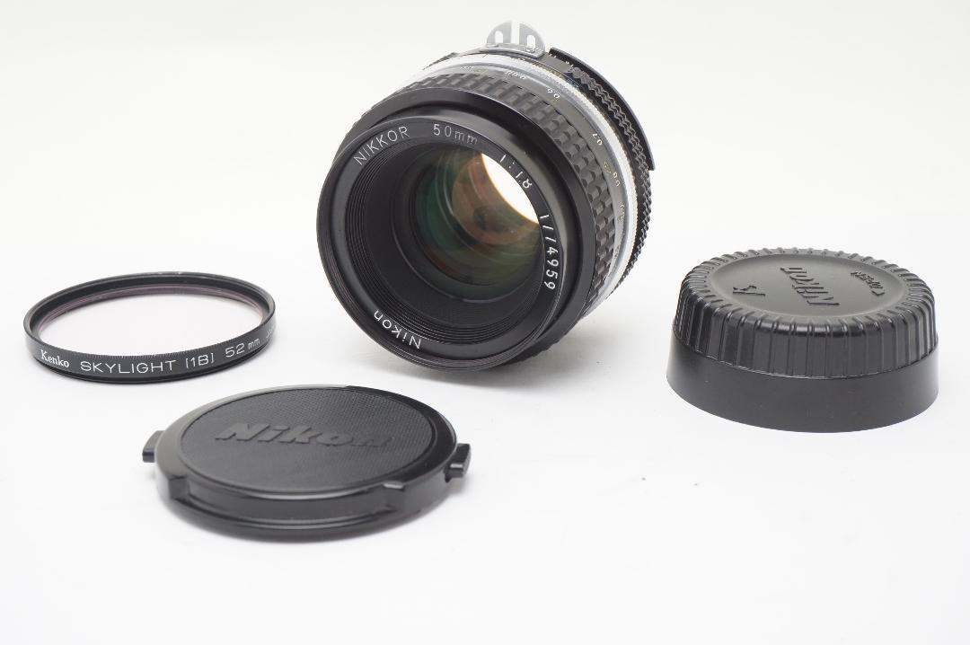 《作例あり》ニコンAi Nikkor 50mm/f1.8 単焦点マニュアルレンズ