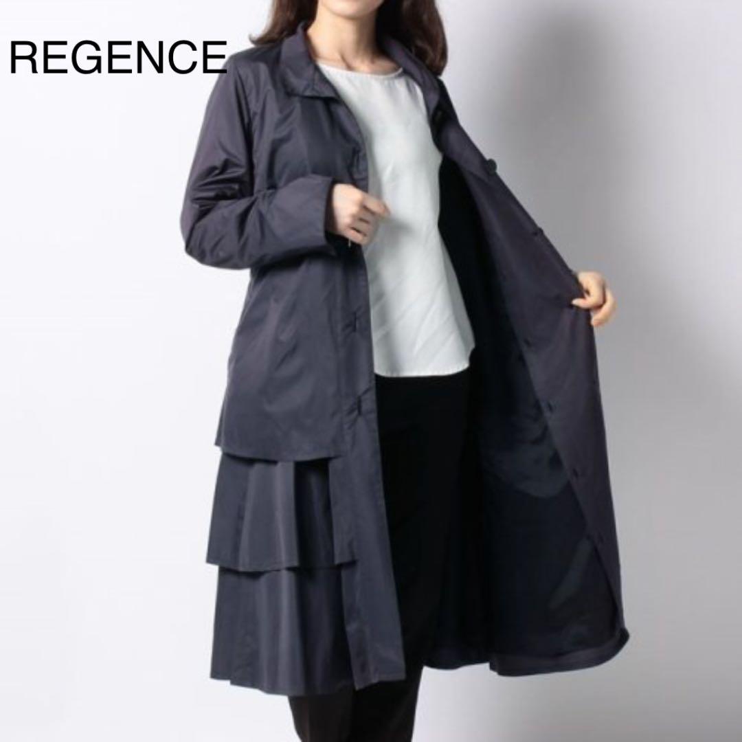 日本製 REGENCE ティアードデザインスプリングコート