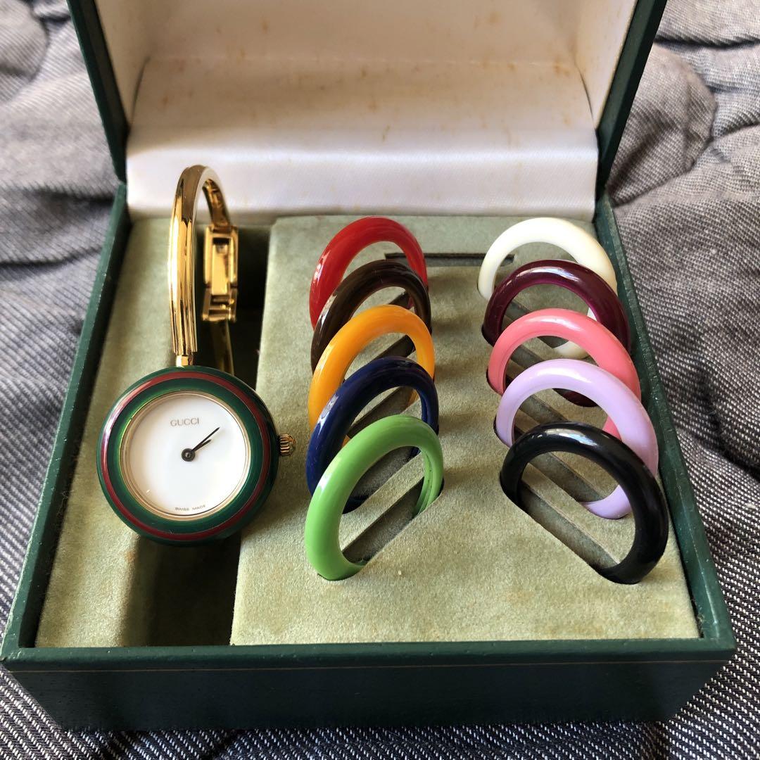 GUCCI グッチ　チェンジベゼル　電池交換済み