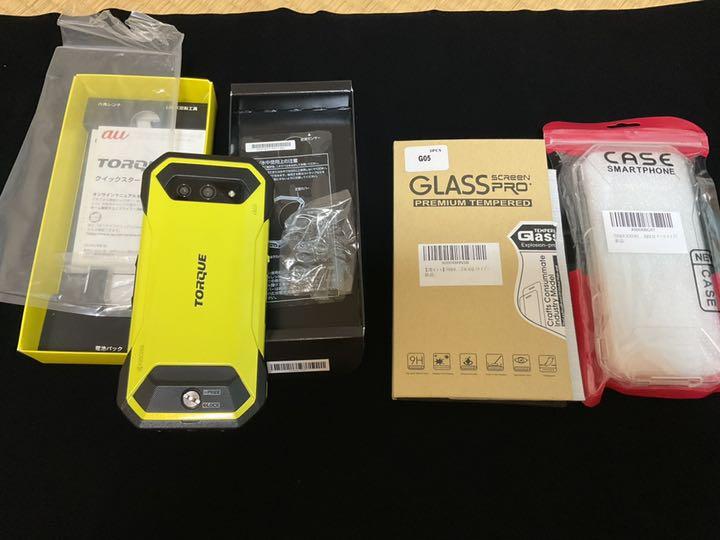 au 京セラ TORQUE 5G SIMフリー化済み＋新品TPUケース