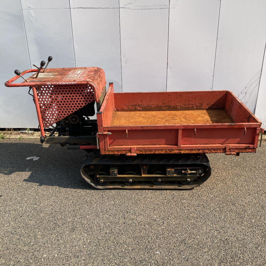 クローラー運搬車　手動ダンプ　最大積量300kg