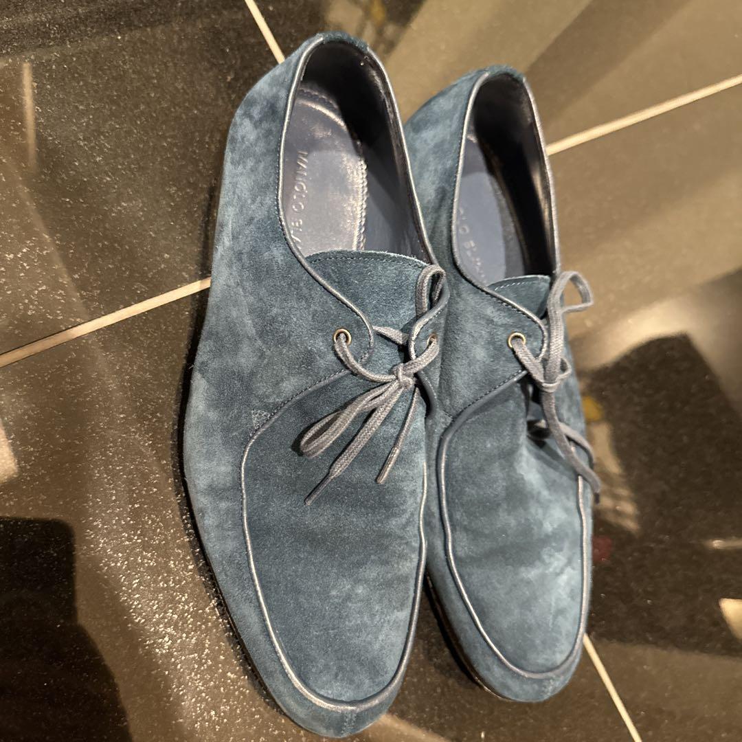 MANOLO BLAHNIK マノロブラニク スエードレザー ドレスシューズ 6