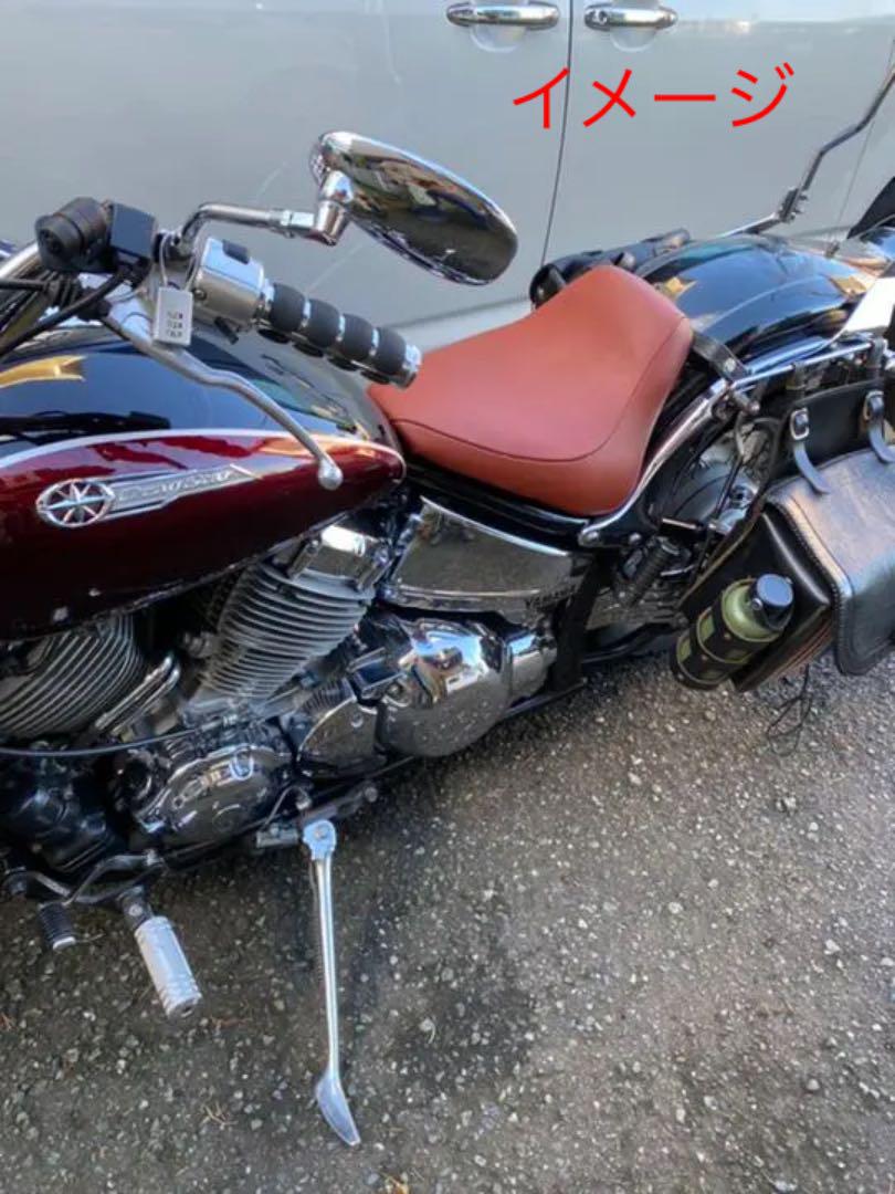 ドラッグスター 400 スタンダード　純正シート　　本革張り替え