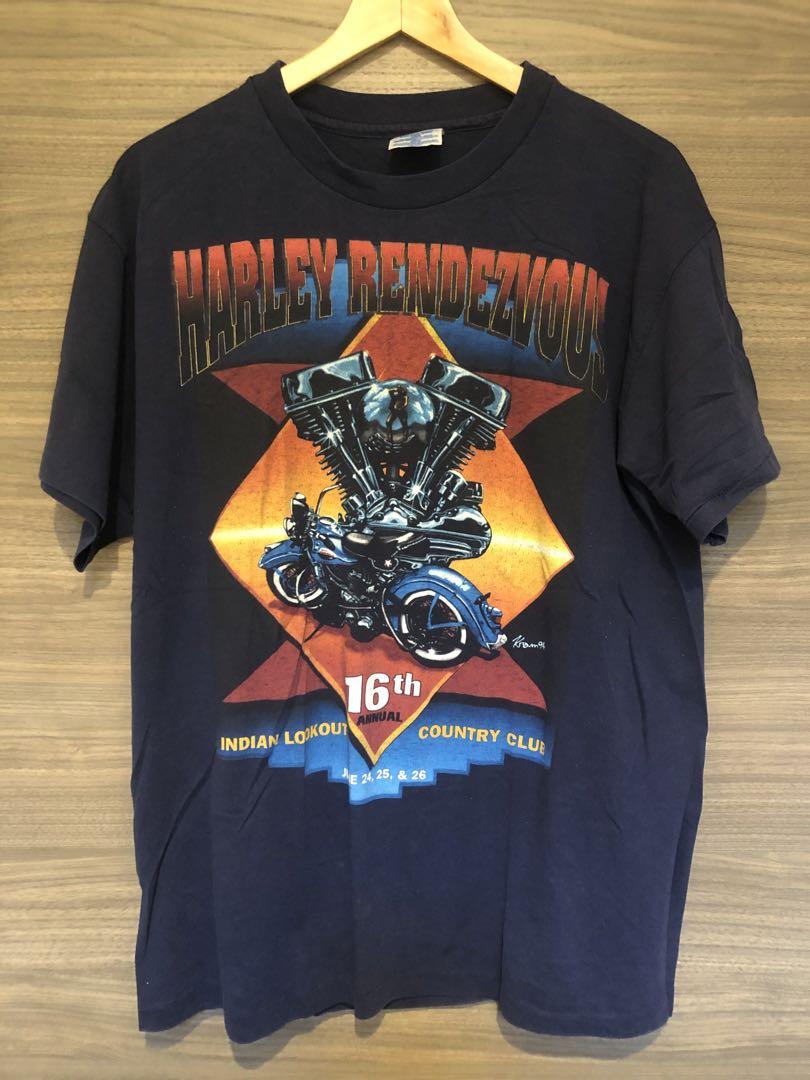 希少カラー　ヴィンテージ ハーレー　Tシャツ　90s HARLEY キムタク