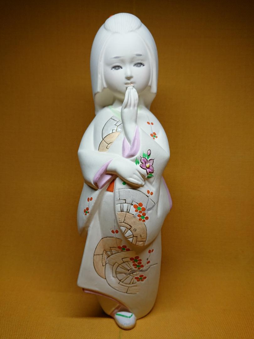 人形　陶器　オブジェ　置物　インテリア　工芸品　美術品　A2532