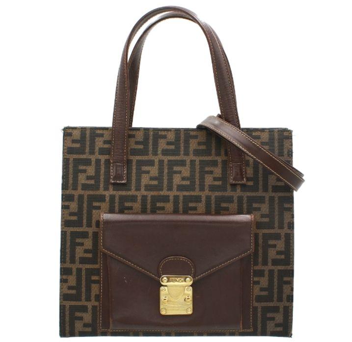 S1259 フェンディ FENDI ズッカ ハンド・ショルダーバッグ