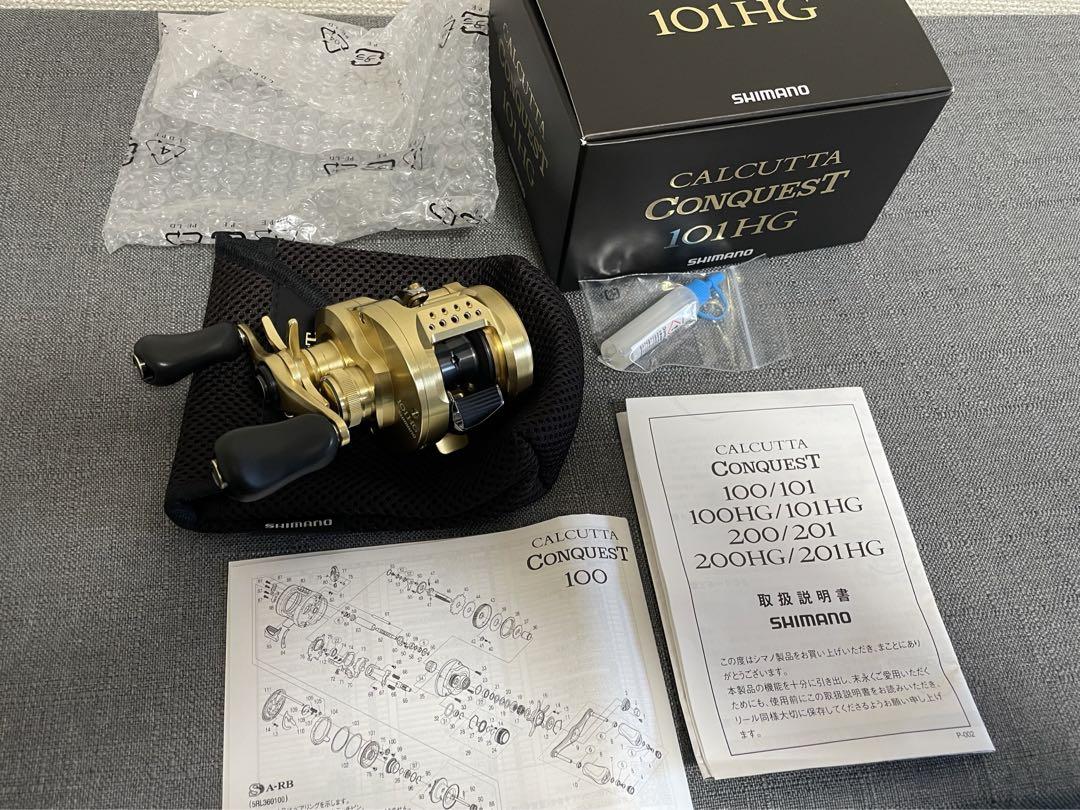 早い者勝ち　21 カルカッタコンクエスト 101HG 左巻き　交換可能