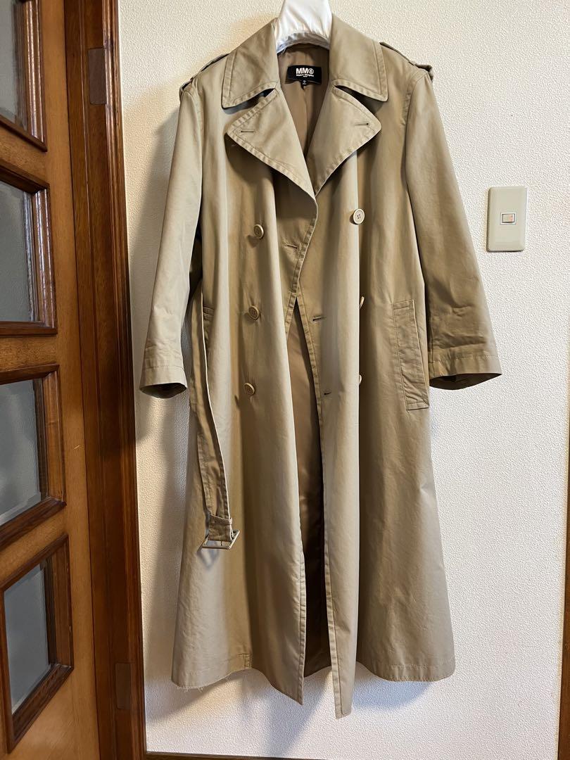 昨年モデルMM6 Maison Margiela ベージュ トレンチコート