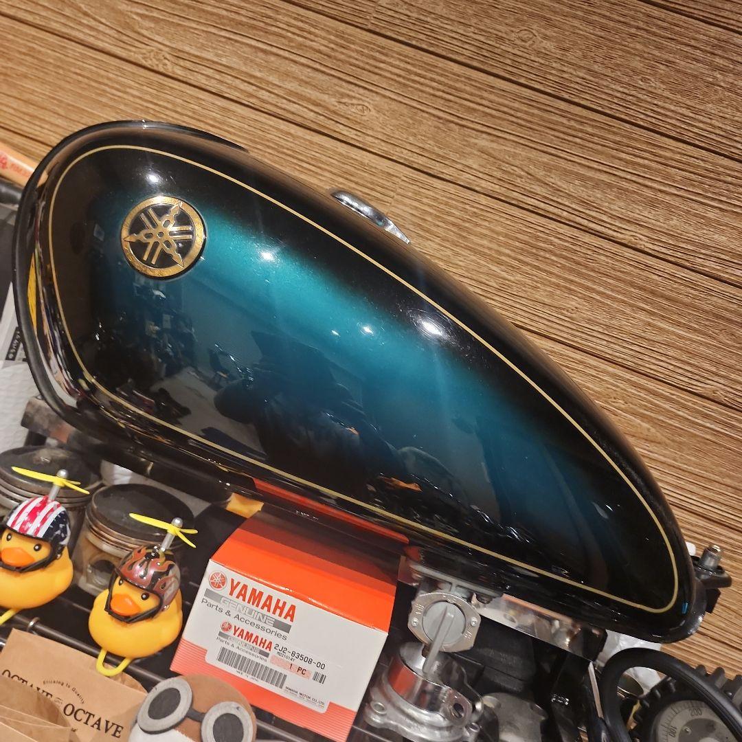 SR400 1995年サンバーストタンク オリジナル塗装 付属品付き