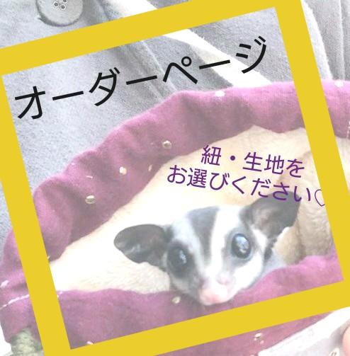 【オーダーページ】ハンドメイド モモンガ フクロモモンガ ポーチ