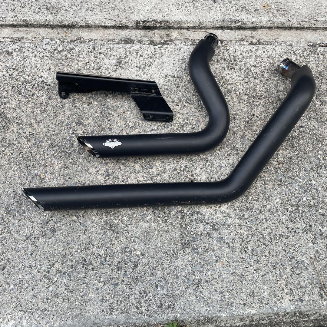 Vance & Hines ショートショットスタッガード　　ブラック マフラー