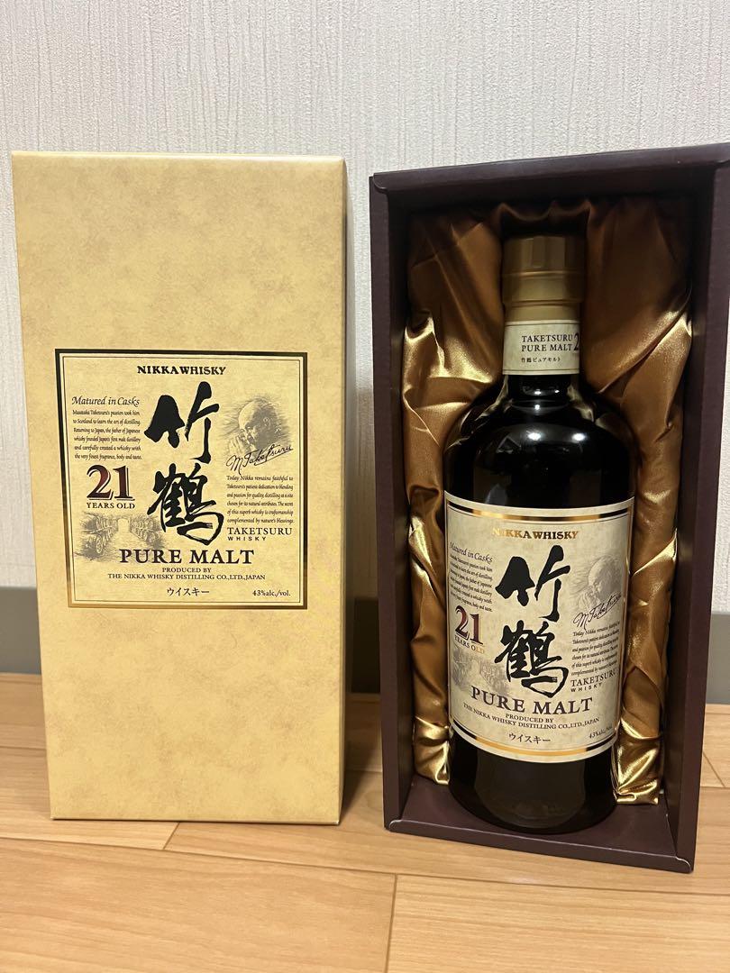 未開封　箱あり　竹鶴21年ピュアモルト