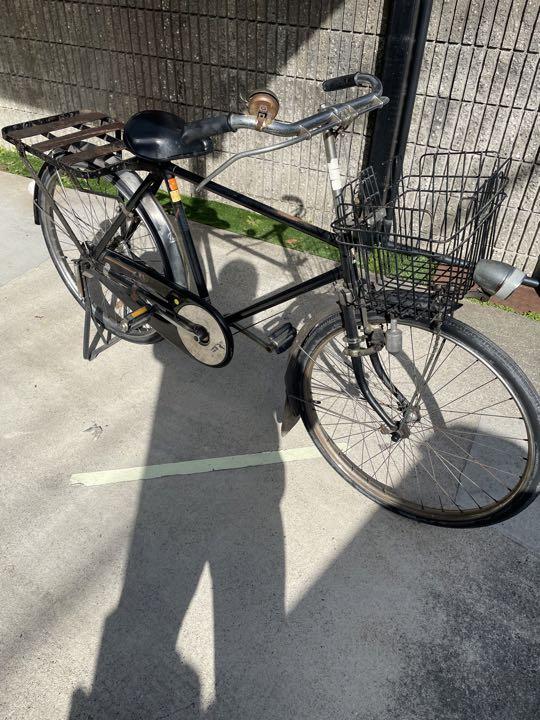 自転車　昭和レトロ自転車　富士　FUJI 50年以上前　タイヤ新品　引き取り限定