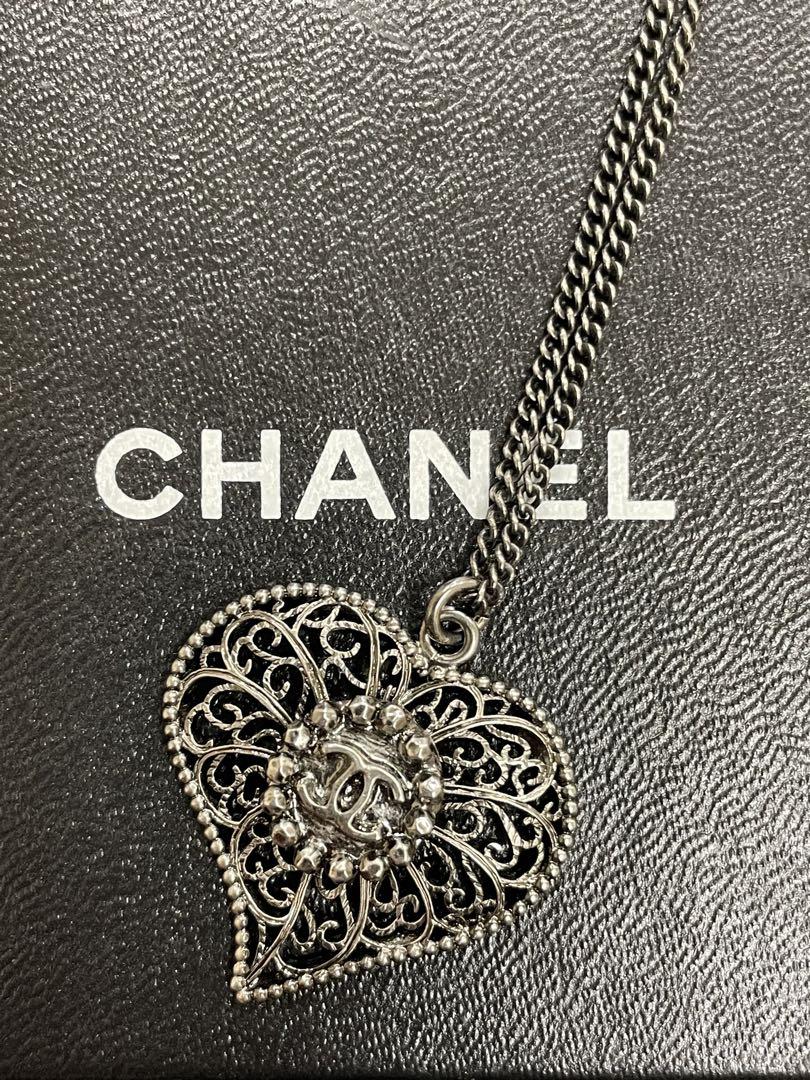 CHANEL シャネル ココマーク　ハート　ヴィンテージネックレス