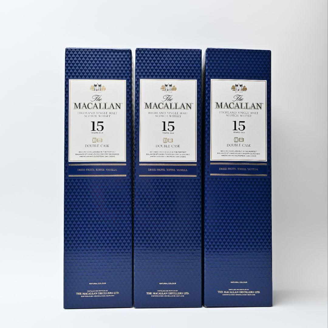 マッカラン ダブルカスク 15年 3本