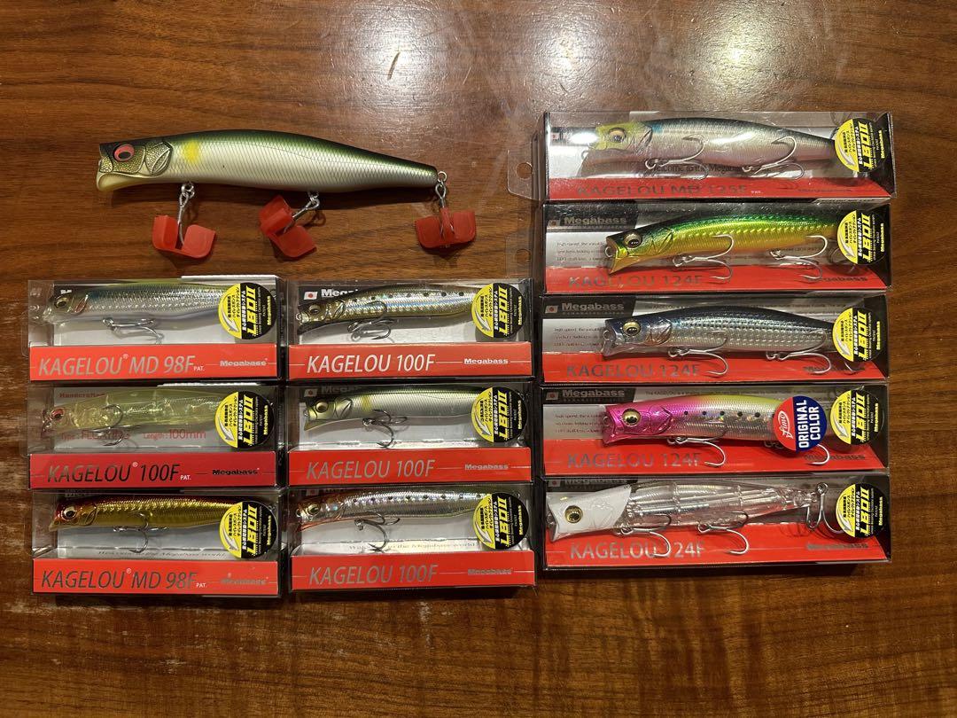 メガバス カゲロウ　98F 100F 124F MD125F 155F計12点